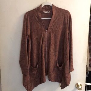 Zip up cardigan